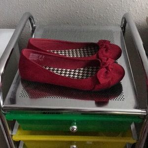 Red flats from Payless.
